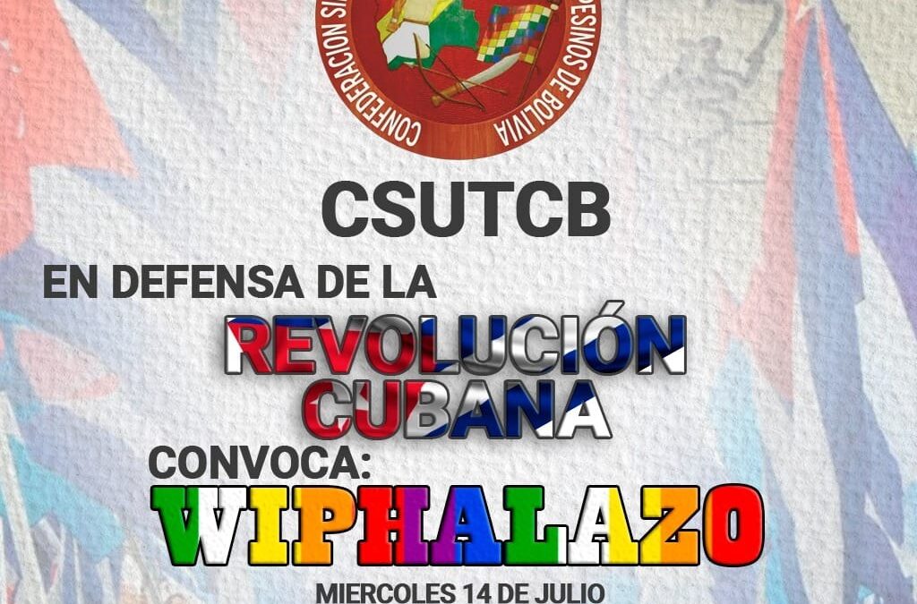 Contra el bloqueo y la injerencia imperialista ¡CON CUBA Y SU REVOLUCIÓN!